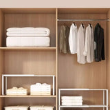Closet Shelf Wardrobe Organizer Wardrobe Divider Board Stackable Shelves Clother Storage Rack Telescopic Adjustable