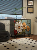 Small Closet Living Room Cabinets With Drawers Round Cream Style Creative Round Display Cabinet Trendy Holz Home Furniture
