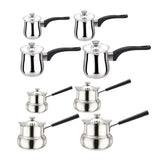 Coffee Pot with Handle Butter Melting Pan Milk Butter Warmer Pot Coffee Maker for Camping Home Kitchen Office Restaurant