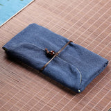 Cotton Tea Utensil Storage Bag, Tea Ceremony Organizer, Gentlemen's Cloth Bag, Portable Travel Accessories, Small Bags