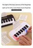 Portable 15 Keys Digital Keyboard Children Mini Electronic Piano Children Musical Instrument Educational Toys for Children Gift