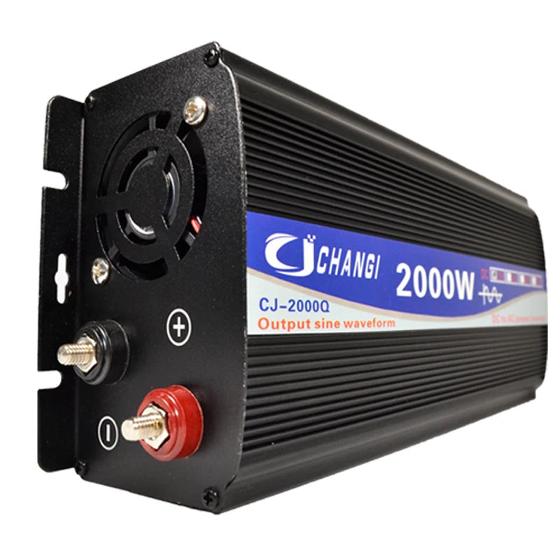 Pure Sine Wave Car Inverter 2000W 3000W Transformer Power Converter 12V 24V 48V 60V 72V to AC 110V 220V 50hz 60hz Solar Inverter