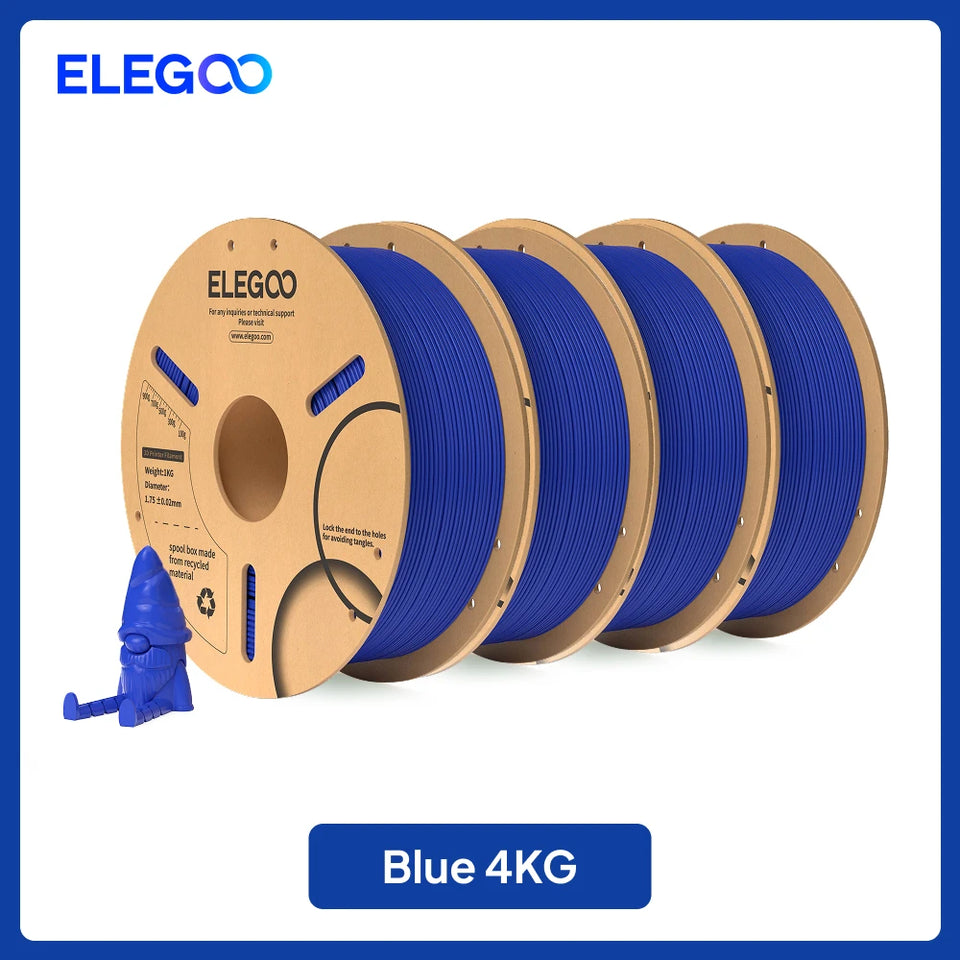 ELEGOO 2KG/4KG/5KG/10KG 1.75mm PLA Filament Plastic 3D PLA for EU US