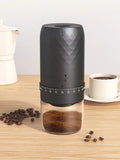 Home Coffee Grinder Portable Electric Coffee Grinder with Cleaning Brush Travel/Camping/Home/Office Dedicated Espresso Grinder