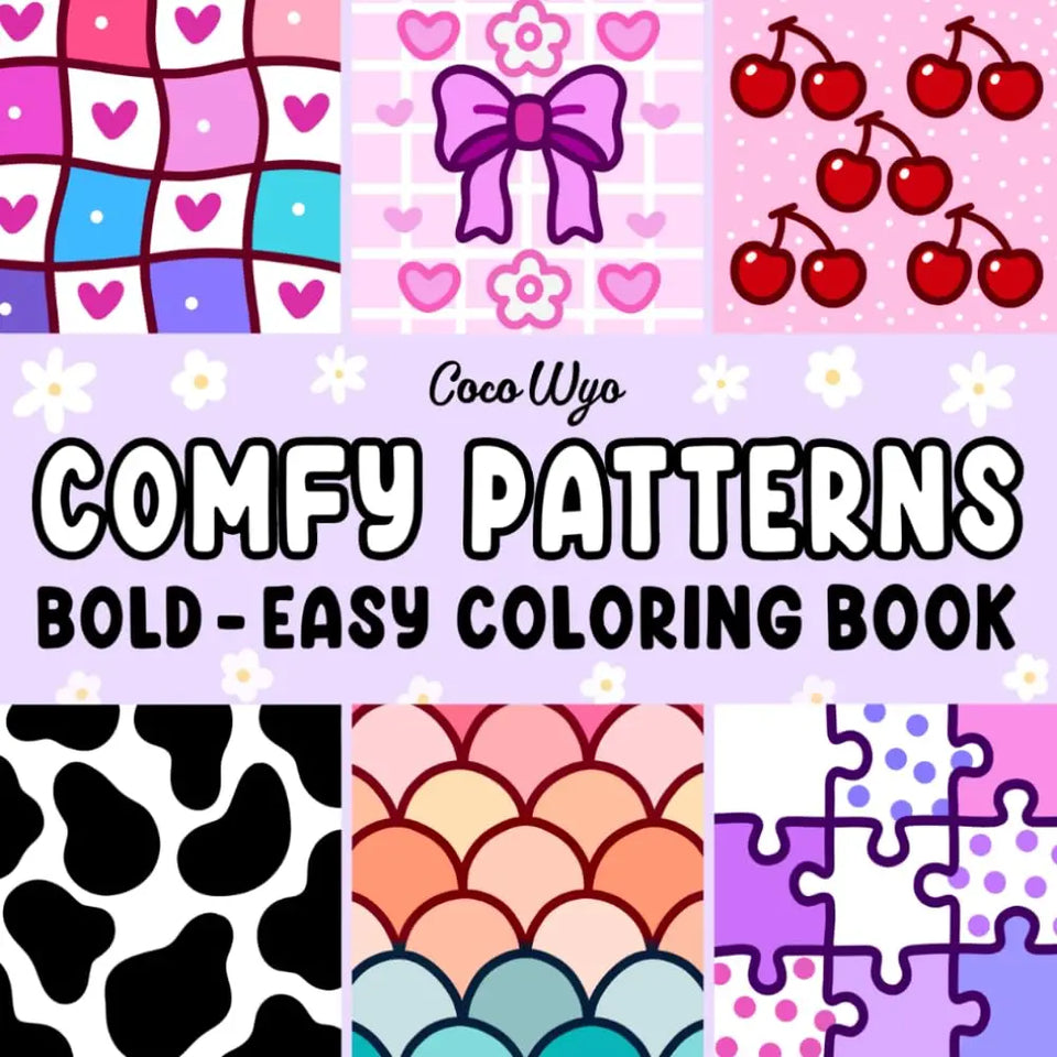Comfy Patterns: Coloring Book for Relaxation Featuring Lovely Cozy Pattern and Mandala Paperback