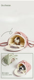 Pet Travel Pet Backpack with Warm and Breathable Anti Loss Backpack Parrot Guinea Pig Nest Pet Supplies Guinea Pig  Bunny Cage