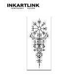 Ancient symbols Temporary Tattoo,Lasts To 15 Days New Technology Magic Waterproof Semi Permanent Sticker.
