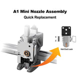 For Bambu Lab A1 A1 Mini Hotend Mounting Heating Assembly Heat Block Original 3D Printer Accessories for Bambu Lab A1 / A1 Mini