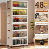 Multilayer Storage Closet Organizer for Multi-scene Use Home Organization Solution for Closets Pantry Or Garage