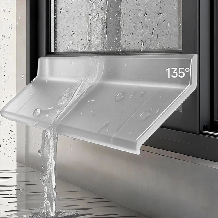 Transparent Waterproof Sealing Strip Window Water Blocking Bar Self Adhesive Door Under Draft Stopper Balcony Water Deflector