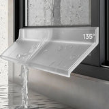 Transparent Waterproof Sealing Strip Window Water Blocking Bar Self Adhesive Door Under Draft Stopper Balcony Water Deflector