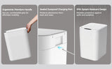 20L Automatic Self Changing Trash Can Self Sealing Self Bagging Motion Sensor Touchless Garbage Can for Kitchen Bathroom Office