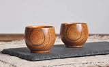 Home Wooden Craft Mini Tea Cup 50ml Coffee Mug