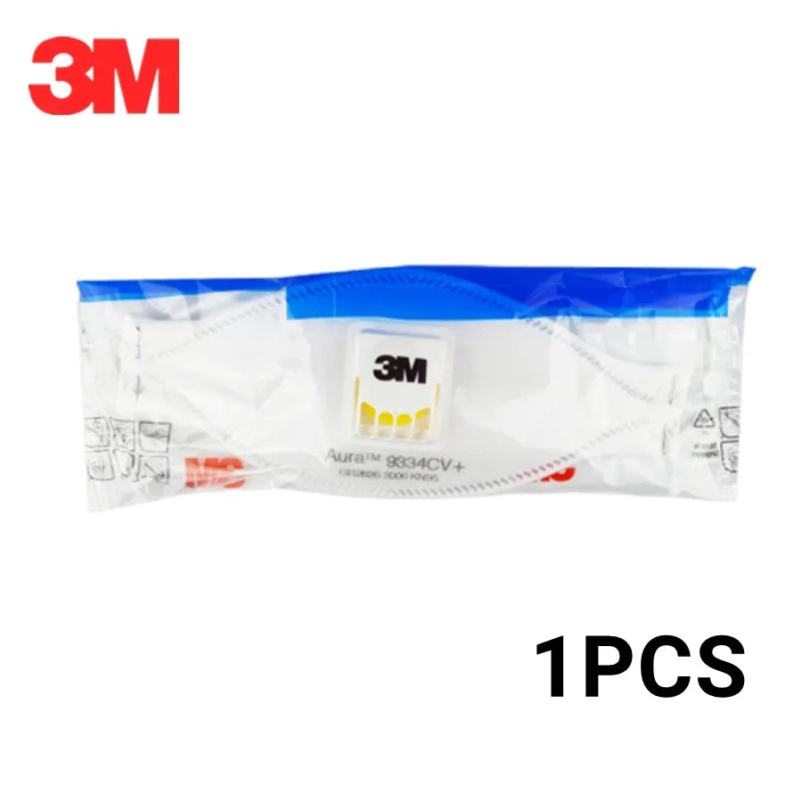 3M 9334CV Face Mask Aura Mascarilla Dust KN95 Mouth Masks Protective Filter Dust-proof Anti-fog Safety 3M Mascarillas