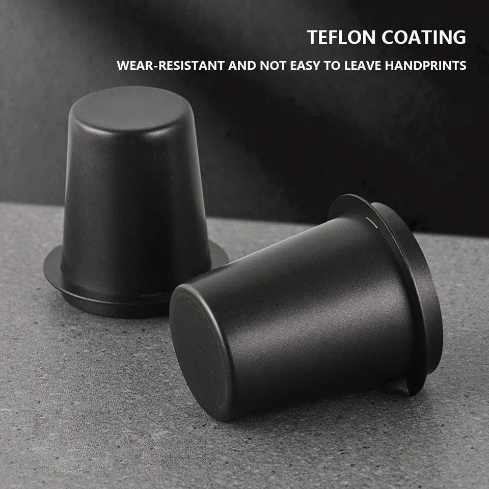 Coffee Dosing Cup 51/54/58mm Coffee Bean Measuring Cups Stainless Steel Replacement Cafe Barista Tool for Espresso Machine