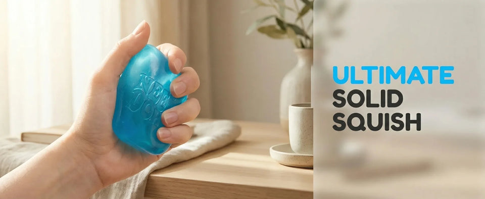 Nice Cube Stress Relief Toy | Super Solid Squish Sensory Fidget | Slow Rising Ice Cube Anxiety Relief
