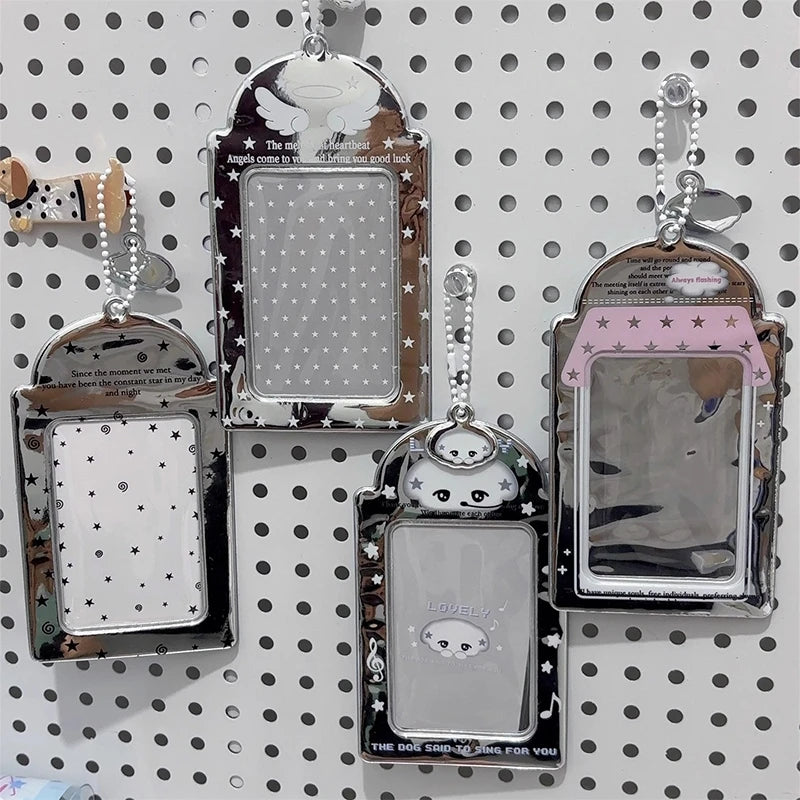 Idol Photocard Holder Photo Album pc holder kpop Protector Sleeves Keychain for Bag Poka Supplies Photo Decoration Cardholder