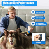 36W Professional Dog Clipper Cat Hair Trimmer Pet Grooming Kit Adjustable Clipper Comb & Detachable Blades Trimmer