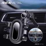 SEAMETAL Gravity Car Phone Holder Auto Air Vent Clip Cellphone Bracket Universal Car Air Vent Mobile Phone Stand For Navigation