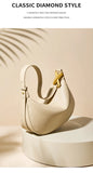 100% genuine leather women's bag designer creates luxury shoulder bag, fashionable new crossbody bag, commuting handbag