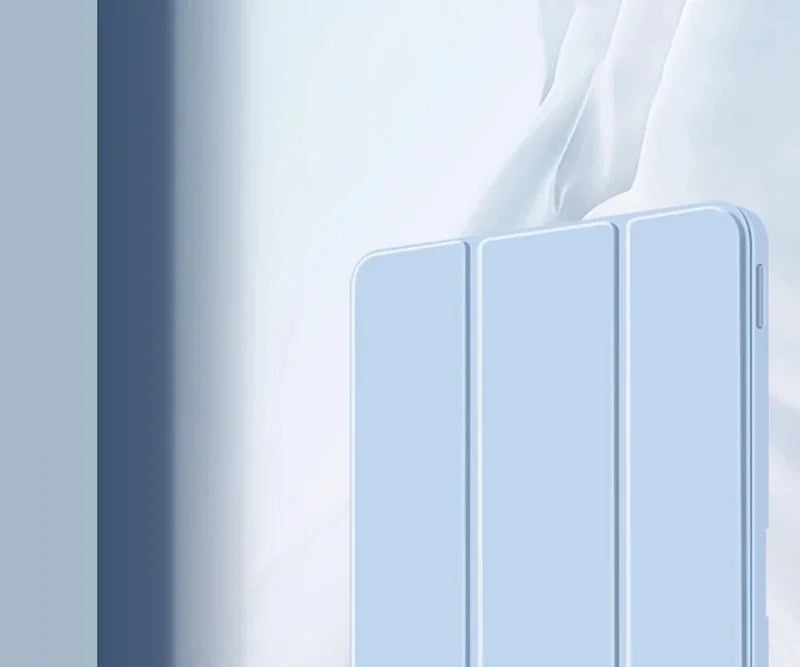 Coque For Xiaomi Pad 7 Case with Pen Holder PU Leather Soft Back Trifold Stand Cover For Xiaomi Pad 7 Pro Mi Pad 7 Case 11.2''