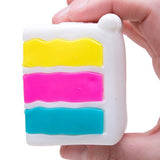Toy cake stress relief Fidget toy sensory squeezing plush toy education puzzle anti anxiety children adult toys