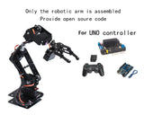 Robotic Arm Kit 6 Dof Programming Robotic Arm DIY kit for Arduino Raspberry Pi Robot For UNO/ESP32 Open Source Code and Tutorial