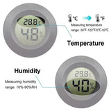 6~10PCS -50~ +70°C Mini Digital Thermometer Hygrometer Fridge Freezer Tester Temperature Tester Sensor Humidity Meter Detector