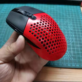 For compatible G304 G305 Magic Modified Hollow Wireless Mouse 3D Printing Shell Battery Cover Resin Nylon Back Cover Weight Loss
