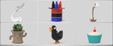 ELEGOO RAPID PLA+ Filament 1.75mm, 3D Printer Filament, Support 30-600mm/s Printing Speed, Compatible with Most FDM 3D Printers