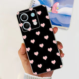 For Xiaomi Redmi Note 13 4G Case Cute Cat Butterfly Cover Soft Silicone Phone Case For Redmi Note 13 Pro Plus Note13 Full Bumper
