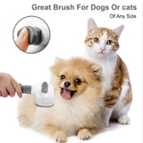 Pet Hair Remover Comb One Click Self Cleaning Brush for Dogs Cats Grooming Tool Effectively Remove Loose Floating Fur Shedding