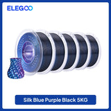 ELEGOO 5/10KG Silk Filament PLA 1.75mm 3D Printer Filament for FDM 3D Printers Elegoo PLA for Elegoo Centauri Carbon