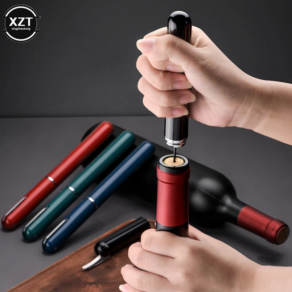 Air Pressure Needle Corkscrew Pen Shaped Air Pump Wine Corkscrew Portable Corkscrew Tools