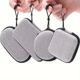 Mini Grey Digital Storage Bag Hard EVA Case Portable Electronics Organizer for USB Cable Charger U Stick Travel Accessories