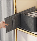 Closet Underwear Organizer Storage Box Drawer Fabric Foldable Cabinet Closet Storage Boxes for Storing Socks Underwear Ties Belt