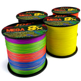 JOF X8 PE Braided Fishing Line Pesca Carp Multifilament Fly Wire Japanese Saltwater 1000M 500M 300M 18LB-78LB