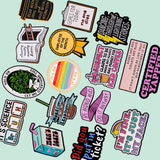 Book Enamel Pin Coffee Brooches for Lapel Pins Quote Phrase Words Badge on Backpack Clothing Accessories Fashion Jewelry Gifts