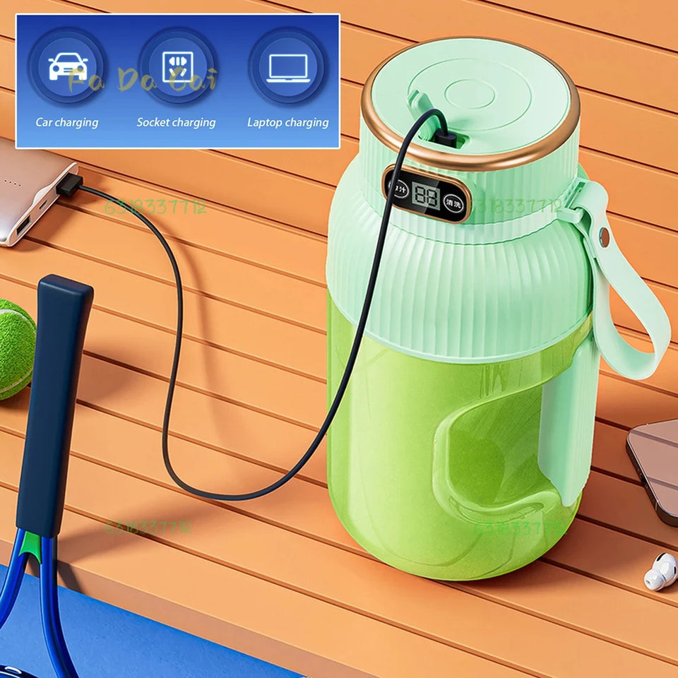 Fruit Juicer Cup Portable Electric Fruit Mixer Stirrng Cup Large Capacity Smoothie Quick Making Bottle Suitable Juice Production