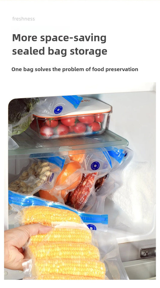 Electric Air Pump for Vacuum Bags Portable USB Mini Vacuum Sealer Rechargeable Food Vacuum Packaging Sealing Machine for Home