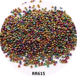 Golden 15/0 Japanese Seedbeads 1.5mm Uniform Metallic Bronze Round Spacer Glass Beads For DIY Jewelry Making Garments Accessory