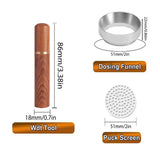 51/53/58mm Espresso Tamper Set 3pcs WDT Tool Espresso Dosing Funnel Puck Screen Coffee Stirrer Distribution Tool Coffeware Sets