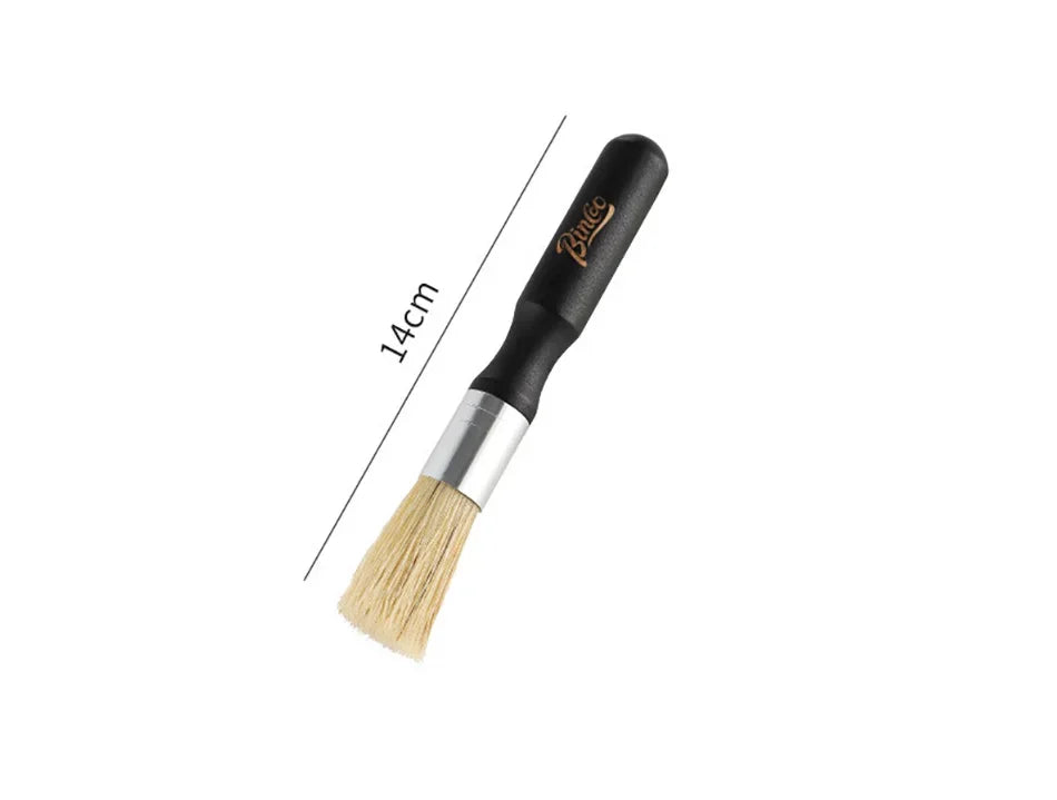 Vintage Coffee Brush Grinder Cleaning Tool Retro Barista Espresso Machine Cleaner Solid Wood Brush Coffee Machine Accessories
