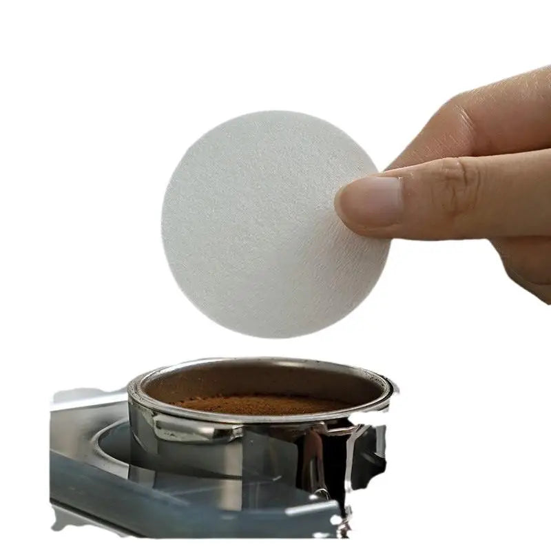 100Pcs Coffee Filter Paper for 51/53/58mm Coffee Handle Filter Powder Bowl Filter Paper Secondary Water Coffee Accesories