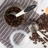30ml/10g Coffee Bean Spoon Stainless Steel Teaspoons Measure Spoon Coffee Scoop Milk Powder Spoon Home Kitchen Measuring Tool