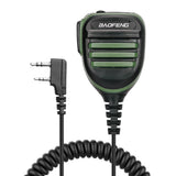 Baofeng BF-780 Dual PTT Remote Shoulder Walkie Talkie Speaker Microphone Mic For UV-5R BF-888S 5RH 21 PRO Quansheng UV-K5 UV-K6