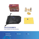Opera Glasses Binoculars 3X25 Theater Glasses Mini Binocular Compact with Chain for Adults Women Kids in Musical Concert