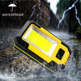 1-5PC COB Worklight USB Rechargeable LED Flashlight Power Bank 18650 Portable Camping Lamp with Magnet Waterproof Lantern 4000mA