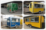 European Standards Mini Food Trailer Mobile Fast Food Trailer / China Factory Mobile Food Truck For Sale