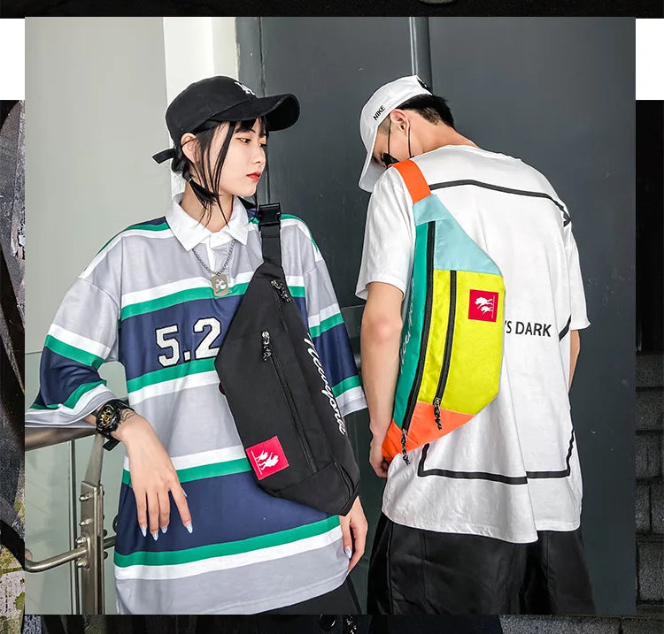 Unisex Waist Bag Fanny Pack Fashion Bags For The Belt Multifunction Chest Bag Banana Packs Hip Hop Bum Package Crossbody Pack